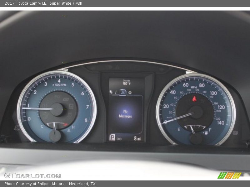 Super White / Ash 2017 Toyota Camry LE