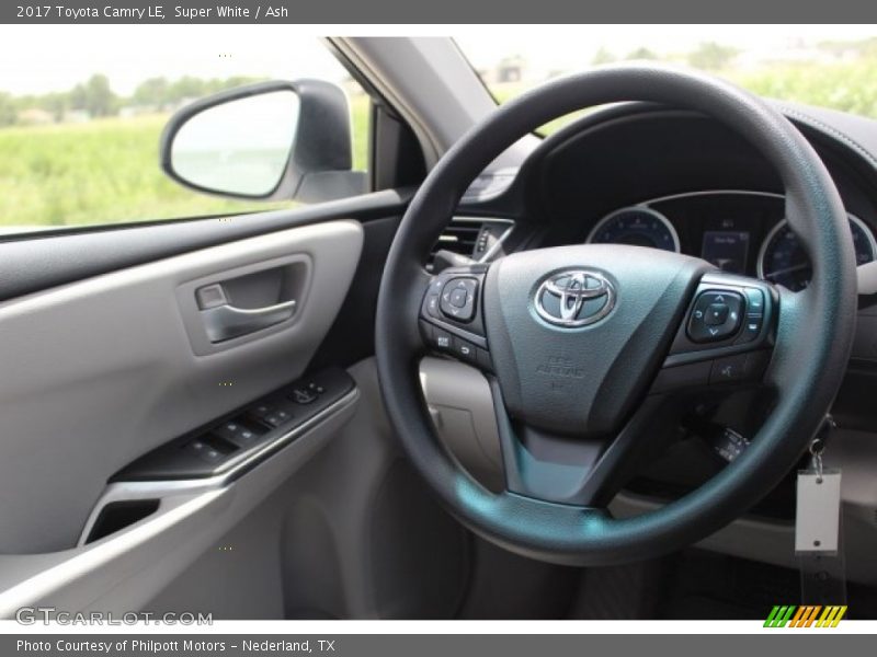 Super White / Ash 2017 Toyota Camry LE