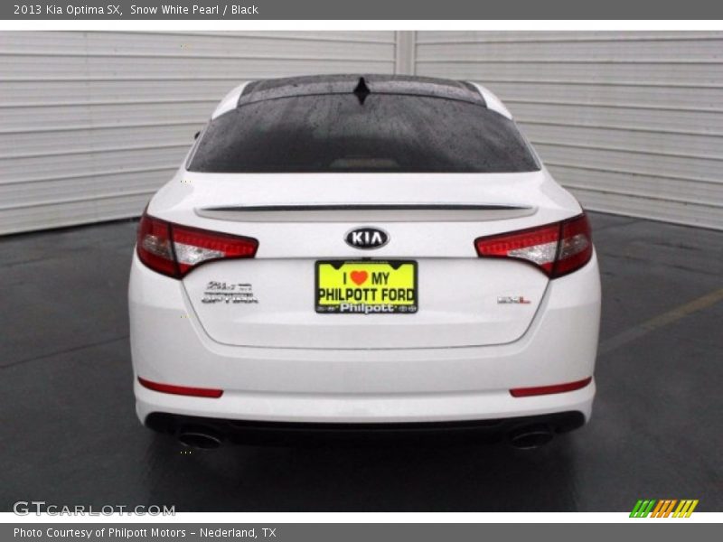 Snow White Pearl / Black 2013 Kia Optima SX