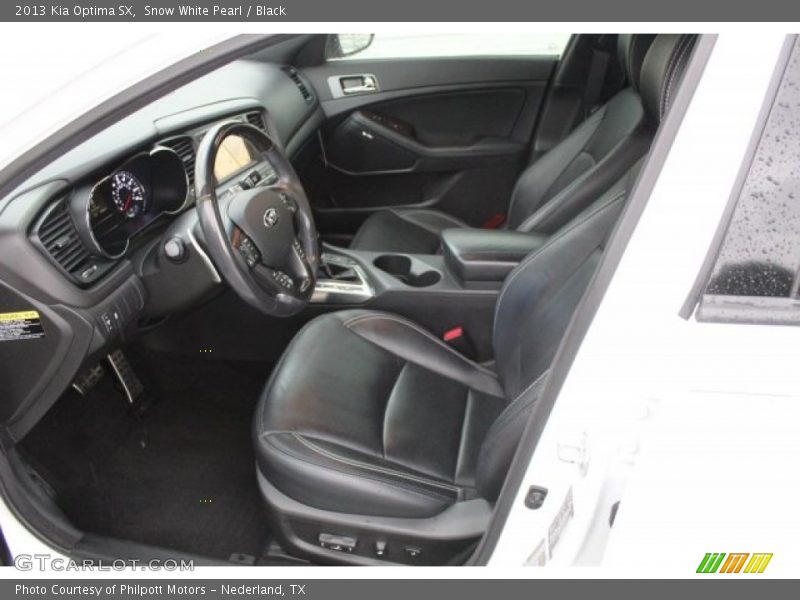 Snow White Pearl / Black 2013 Kia Optima SX