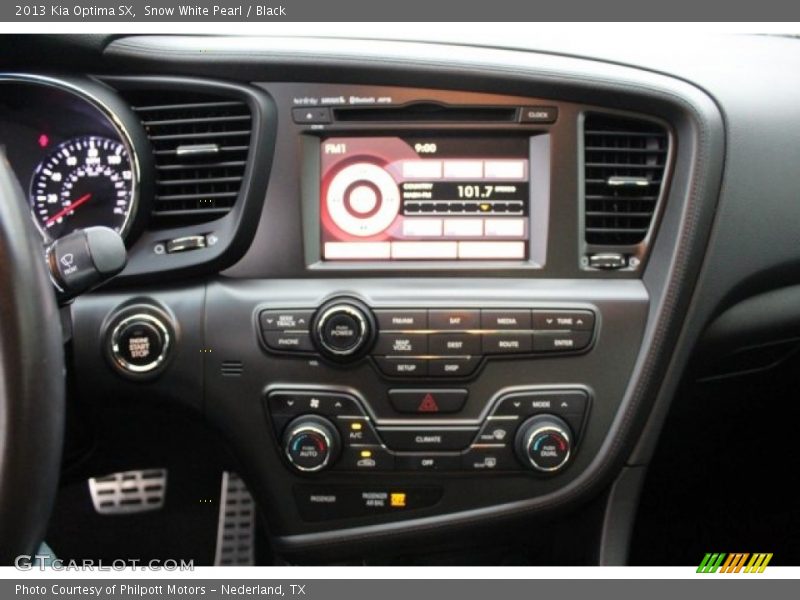 Snow White Pearl / Black 2013 Kia Optima SX