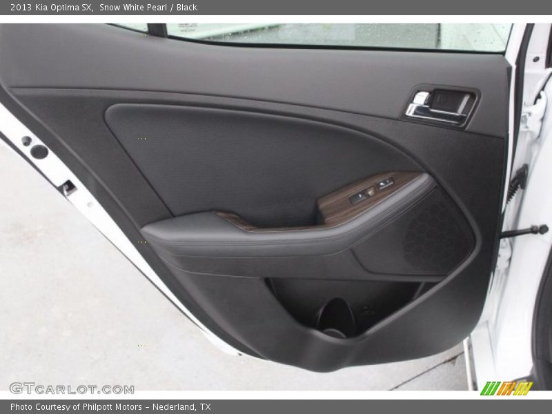 Snow White Pearl / Black 2013 Kia Optima SX