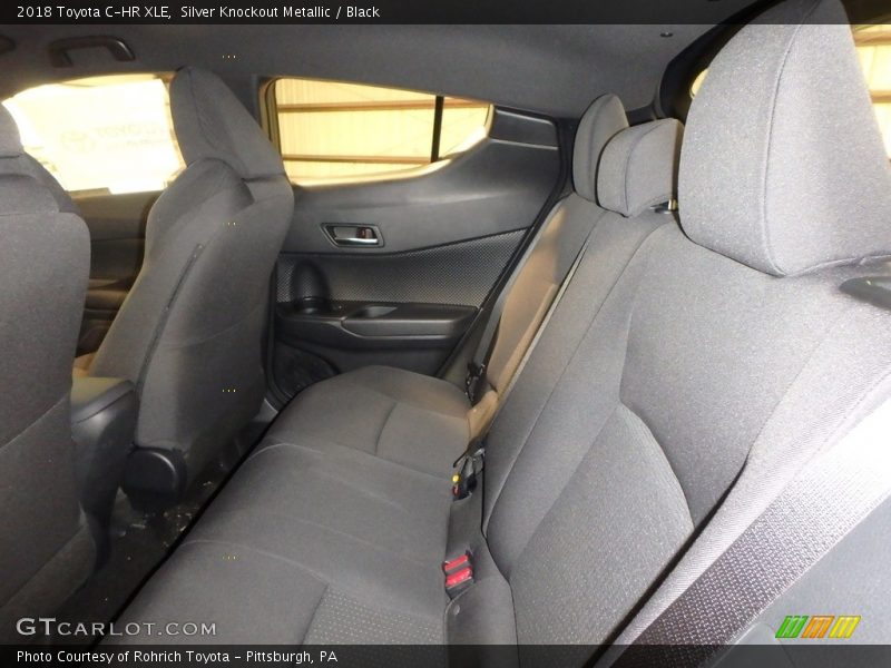 Silver Knockout Metallic / Black 2018 Toyota C-HR XLE