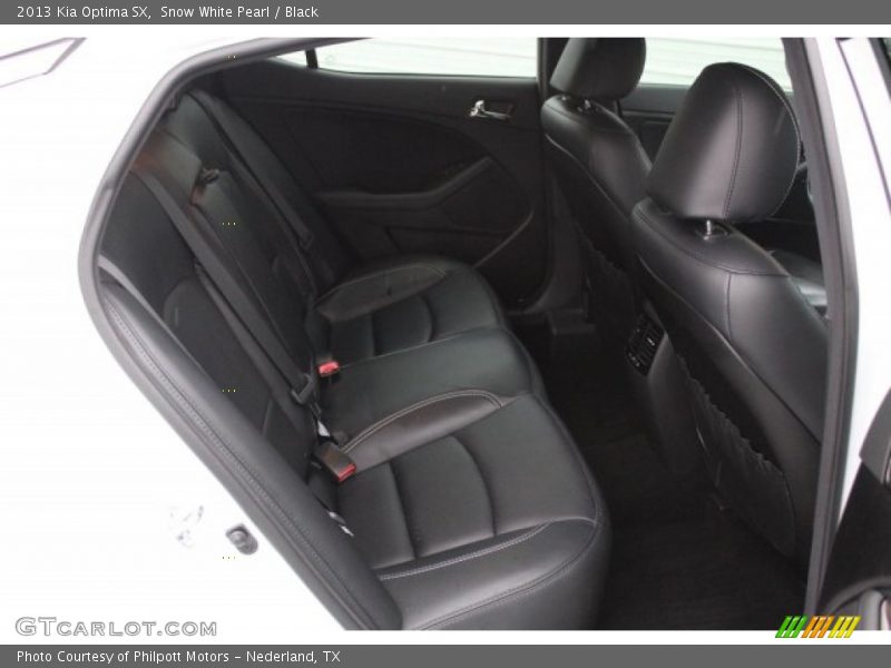 Snow White Pearl / Black 2013 Kia Optima SX