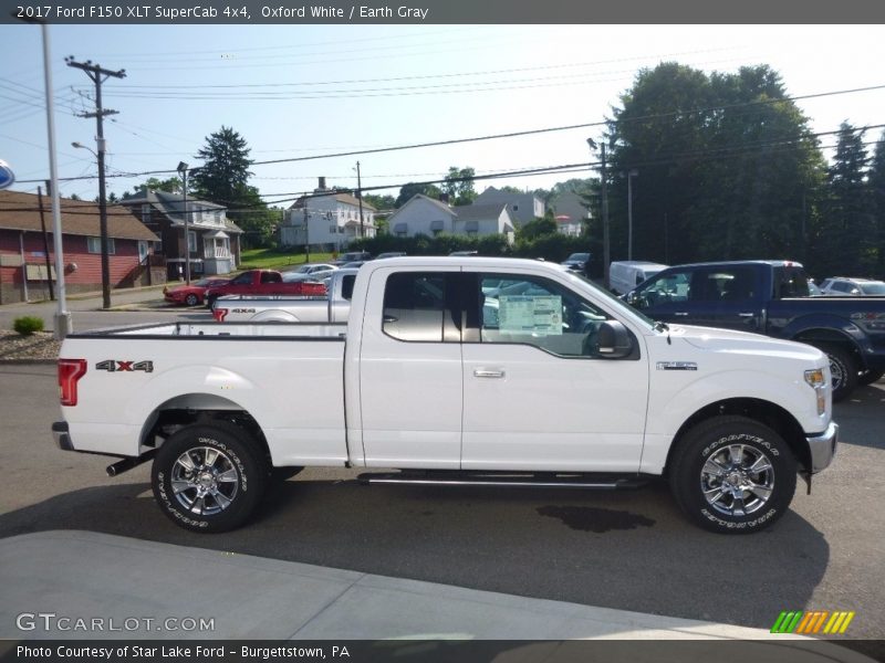 Oxford White / Earth Gray 2017 Ford F150 XLT SuperCab 4x4