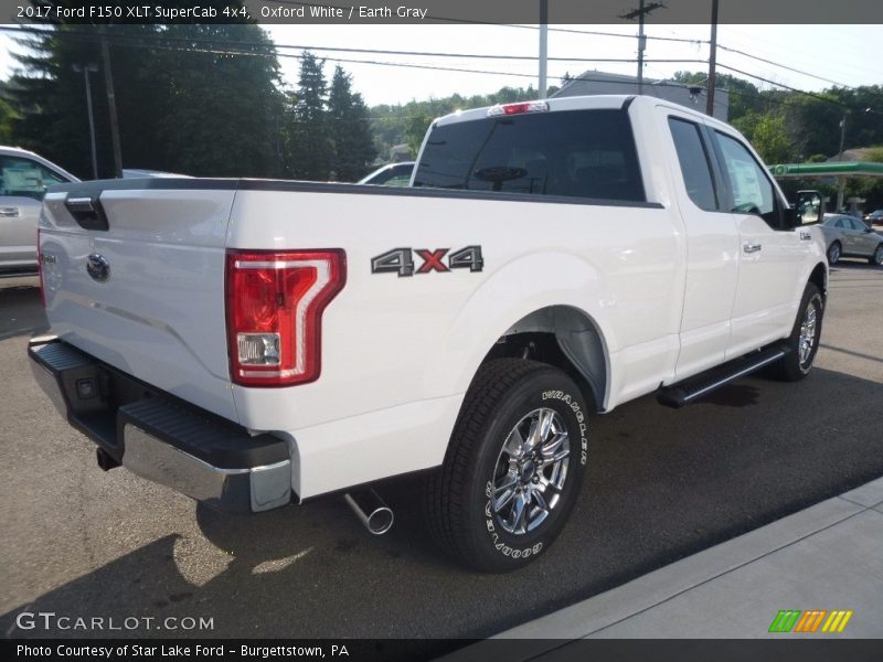 Oxford White / Earth Gray 2017 Ford F150 XLT SuperCab 4x4