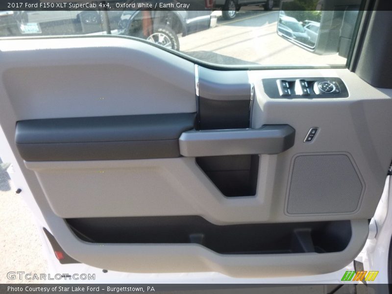 Oxford White / Earth Gray 2017 Ford F150 XLT SuperCab 4x4