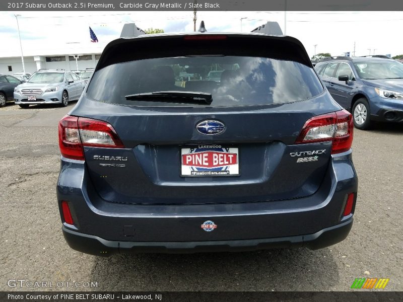 Carbide Gray Metallic / Slate Black 2017 Subaru Outback 2.5i Premium