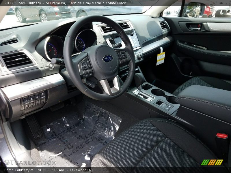Carbide Gray Metallic / Slate Black 2017 Subaru Outback 2.5i Premium