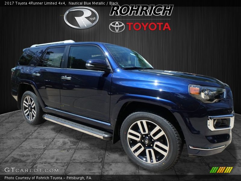 Nautical Blue Metallic / Black 2017 Toyota 4Runner Limited 4x4