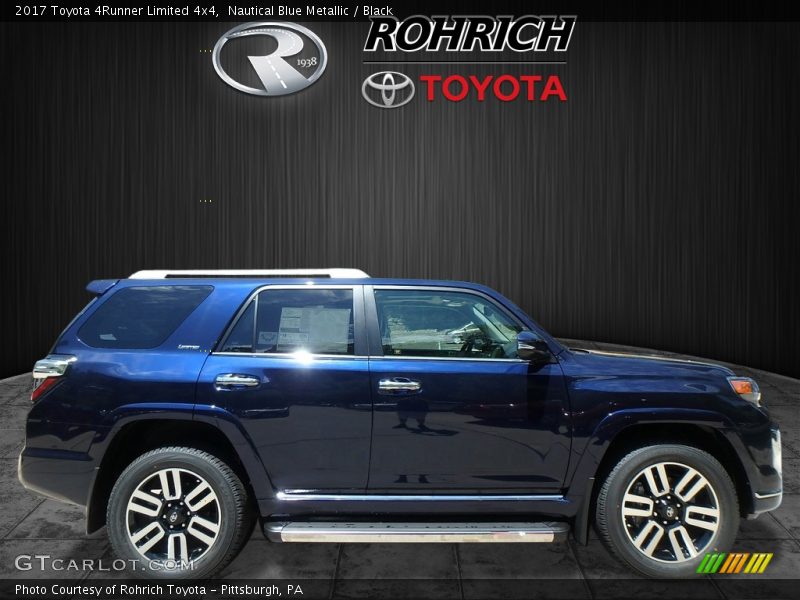 Nautical Blue Metallic / Black 2017 Toyota 4Runner Limited 4x4