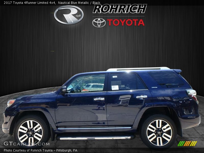 Nautical Blue Metallic / Black 2017 Toyota 4Runner Limited 4x4