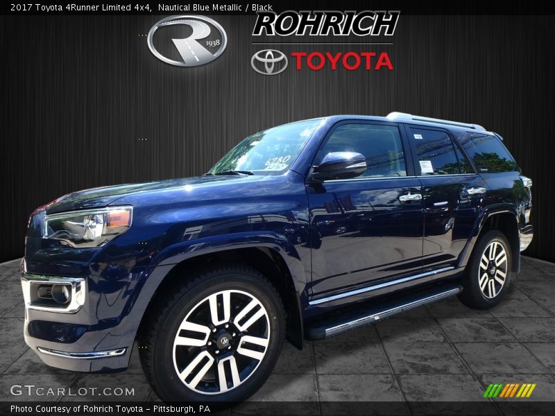 Nautical Blue Metallic / Black 2017 Toyota 4Runner Limited 4x4