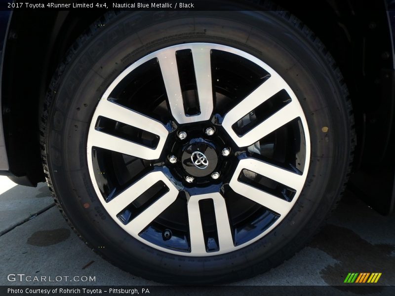 Nautical Blue Metallic / Black 2017 Toyota 4Runner Limited 4x4