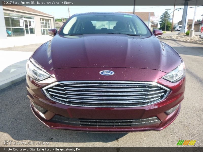 Burgundy Velvet / Ebony 2017 Ford Fusion SE