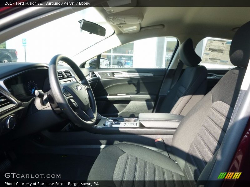 Burgundy Velvet / Ebony 2017 Ford Fusion SE