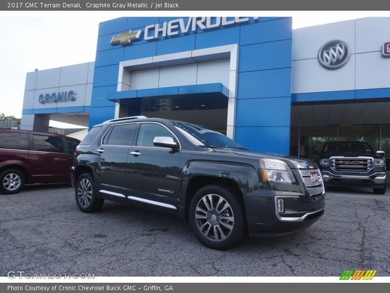 Graphite Gray Metallic / Jet Black 2017 GMC Terrain Denali