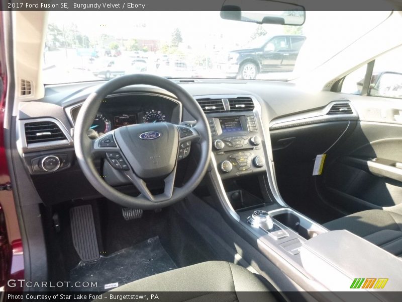 Burgundy Velvet / Ebony 2017 Ford Fusion SE