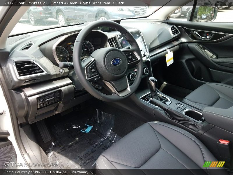 Crystal White Pearl / Black 2017 Subaru Impreza 2.0i Limited 4-Door