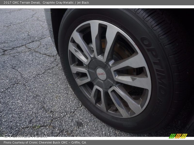 Graphite Gray Metallic / Jet Black 2017 GMC Terrain Denali