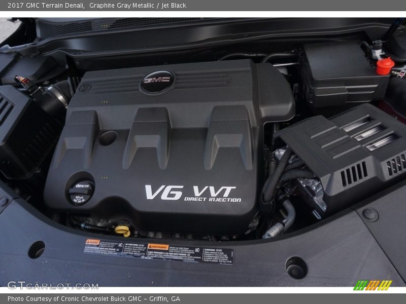 Graphite Gray Metallic / Jet Black 2017 GMC Terrain Denali