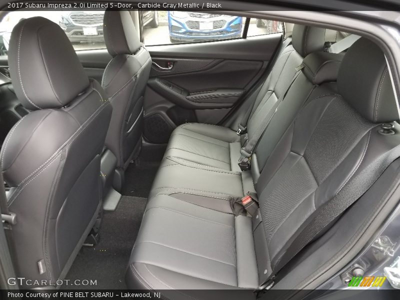 Rear Seat of 2017 Impreza 2.0i Limited 5-Door