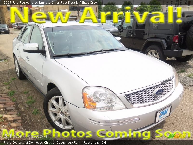 Silver Frost Metallic / Shale Grey 2005 Ford Five Hundred Limited