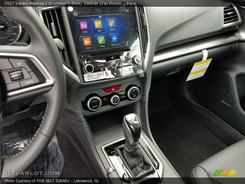 Carbide Gray Metallic / Black 2017 Subaru Impreza 2.0i Limited 5-Door