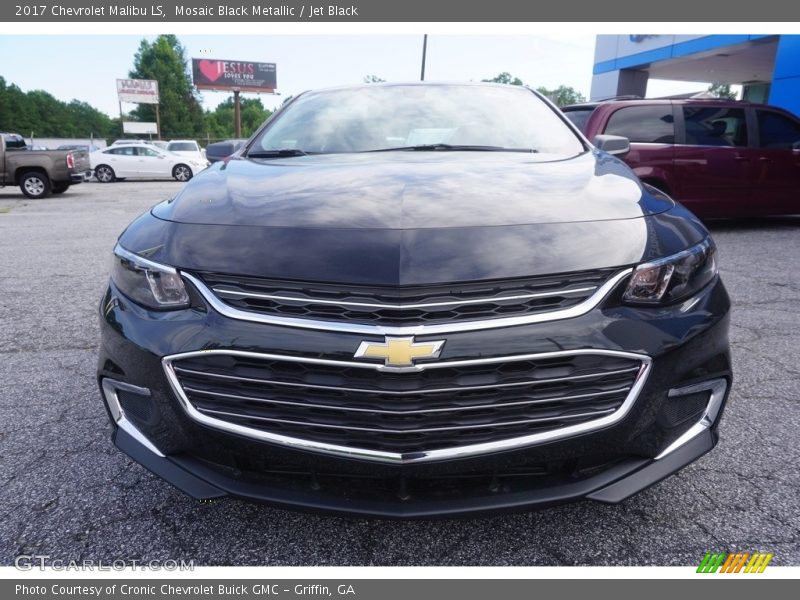 Mosaic Black Metallic / Jet Black 2017 Chevrolet Malibu LS