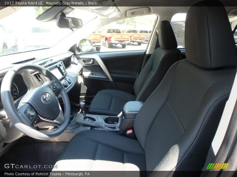 Magnetic Gray Metallic / Black 2017 Toyota RAV4 LE