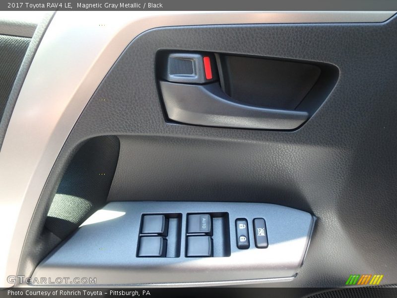 Magnetic Gray Metallic / Black 2017 Toyota RAV4 LE