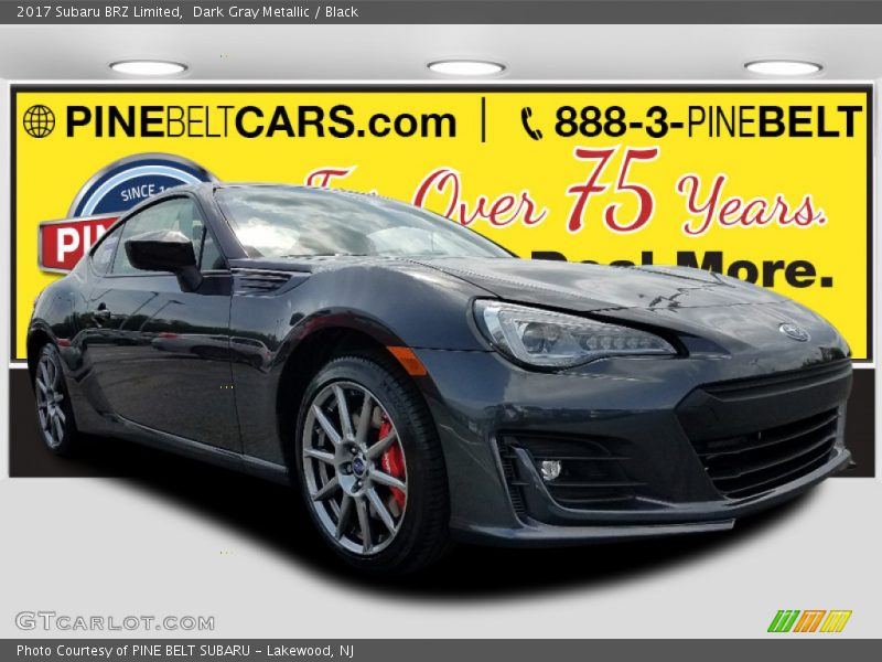 Dark Gray Metallic / Black 2017 Subaru BRZ Limited