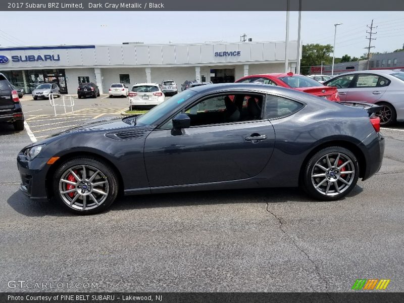 Dark Gray Metallic / Black 2017 Subaru BRZ Limited