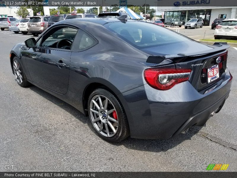 Dark Gray Metallic / Black 2017 Subaru BRZ Limited