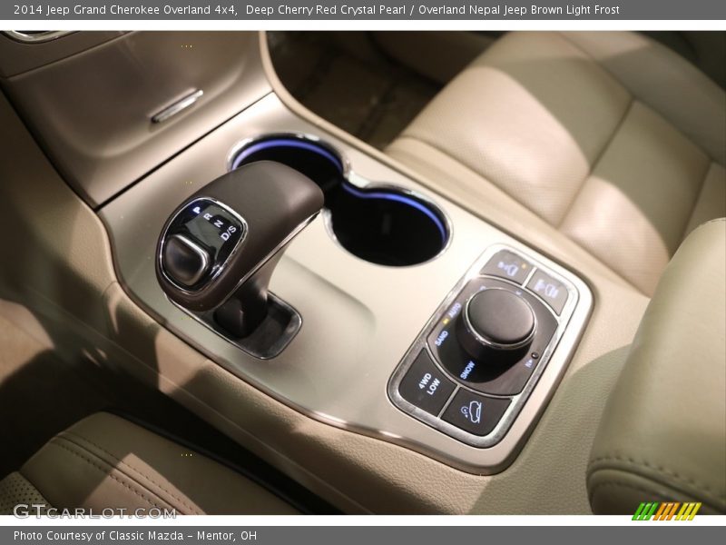 Deep Cherry Red Crystal Pearl / Overland Nepal Jeep Brown Light Frost 2014 Jeep Grand Cherokee Overland 4x4