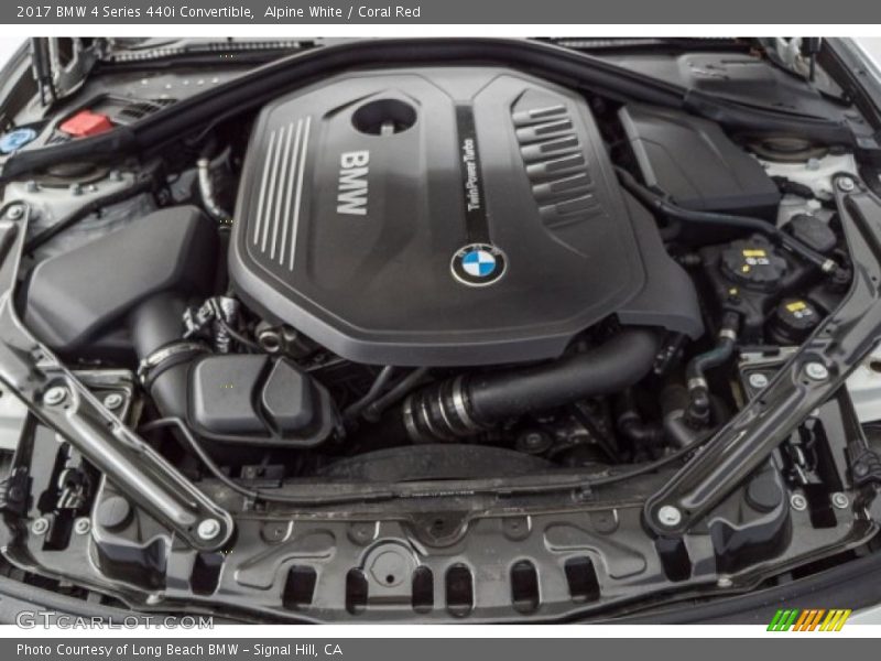  2017 4 Series 440i Convertible Engine - 3.0 Liter DI TwinPower Turbocharged DOHC 24-Valve VVT Inline 6 Cylinder