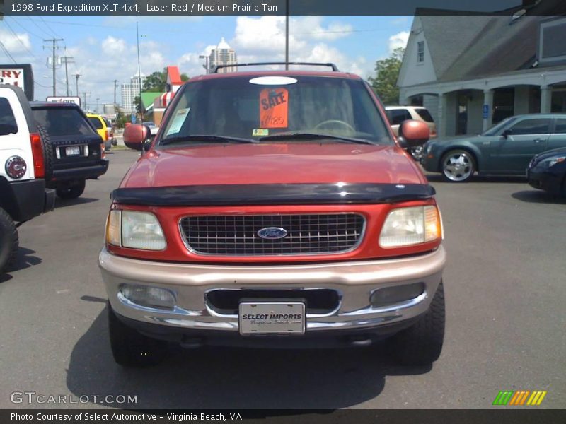 Laser Red / Medium Prairie Tan 1998 Ford Expedition XLT 4x4