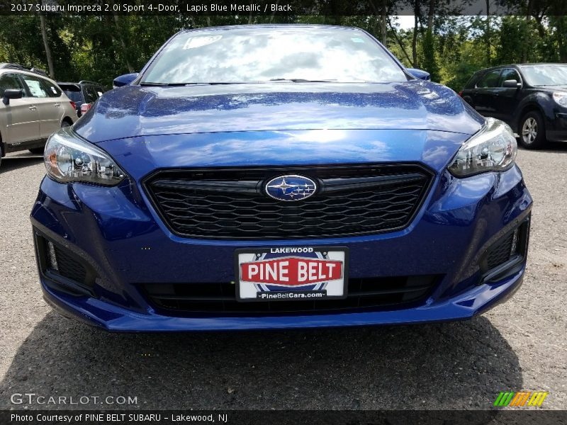 Lapis Blue Metallic / Black 2017 Subaru Impreza 2.0i Sport 4-Door