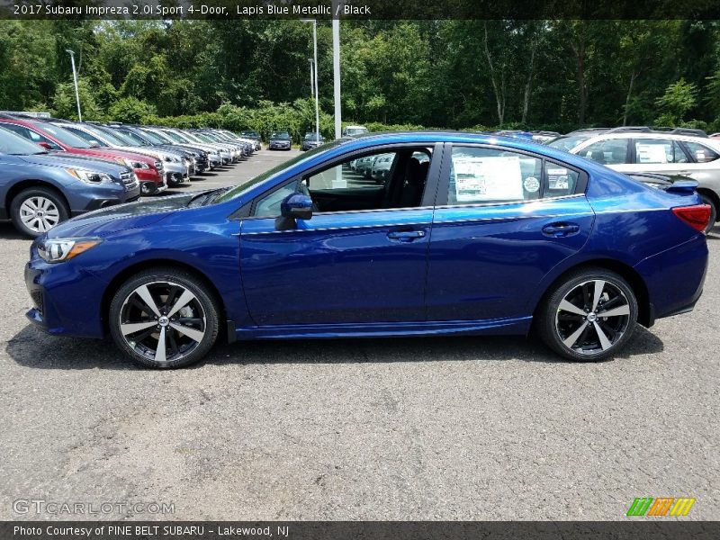 Lapis Blue Metallic / Black 2017 Subaru Impreza 2.0i Sport 4-Door