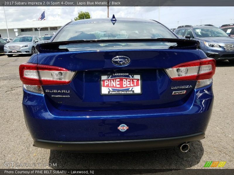 Lapis Blue Metallic / Black 2017 Subaru Impreza 2.0i Sport 4-Door