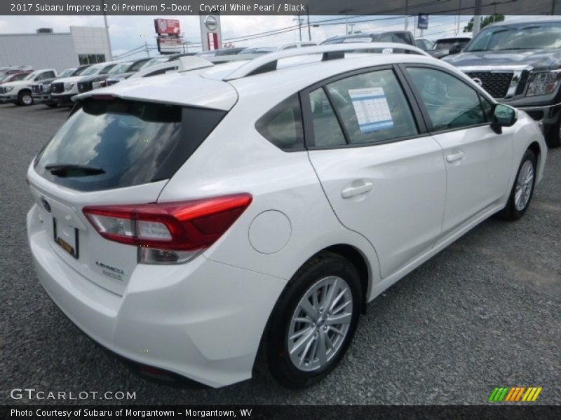 Crystal White Pearl / Black 2017 Subaru Impreza 2.0i Premium 5-Door