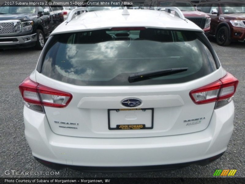 Crystal White Pearl / Black 2017 Subaru Impreza 2.0i Premium 5-Door