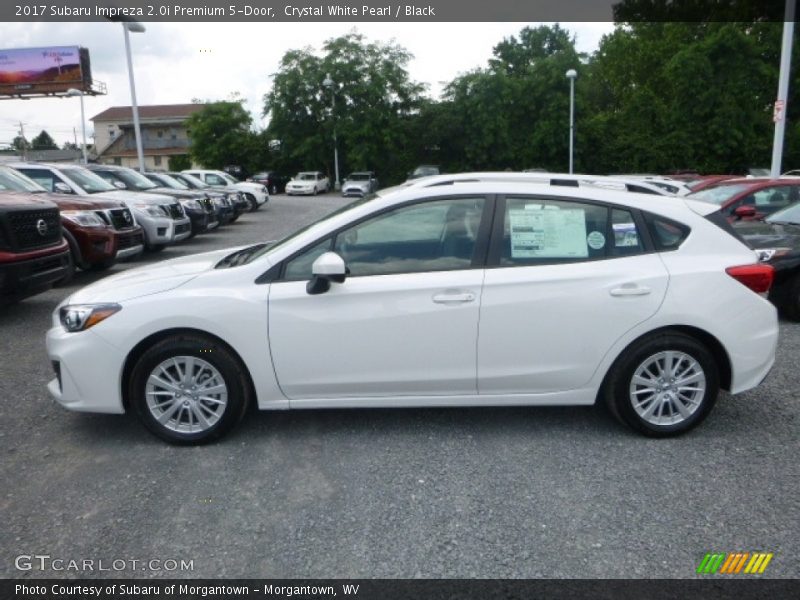 Crystal White Pearl / Black 2017 Subaru Impreza 2.0i Premium 5-Door