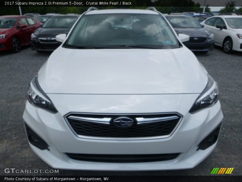 Crystal White Pearl / Black 2017 Subaru Impreza 2.0i Premium 5-Door