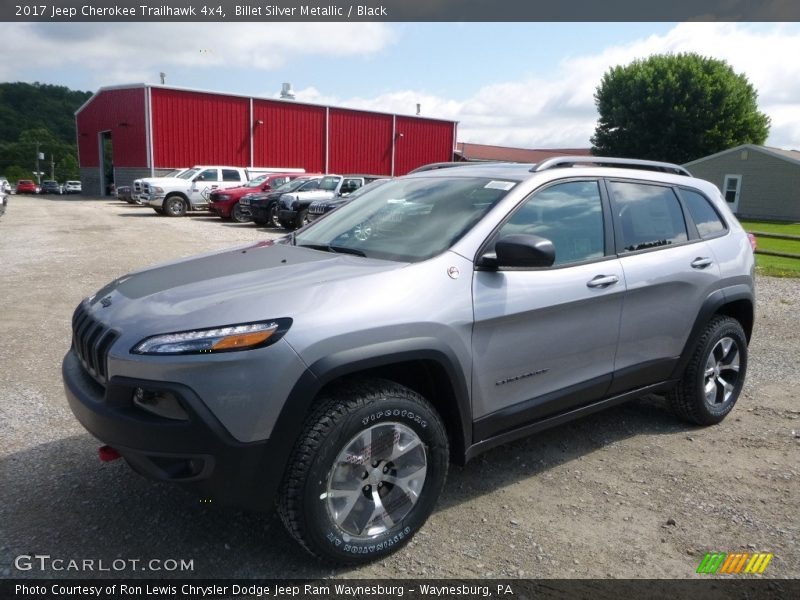 Billet Silver Metallic / Black 2017 Jeep Cherokee Trailhawk 4x4