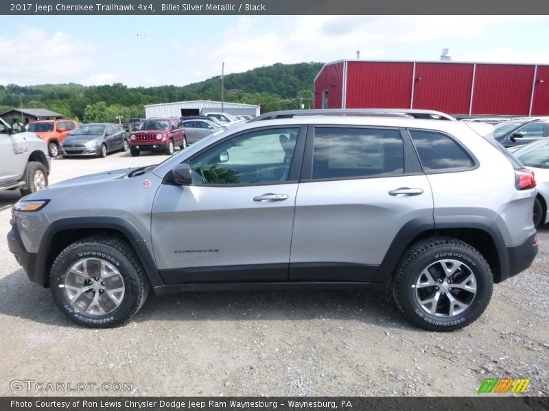 Billet Silver Metallic / Black 2017 Jeep Cherokee Trailhawk 4x4