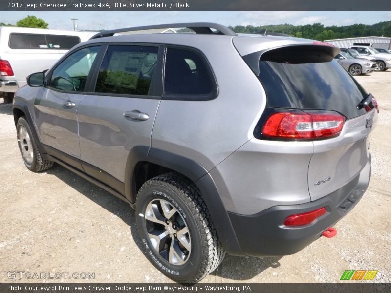 Billet Silver Metallic / Black 2017 Jeep Cherokee Trailhawk 4x4