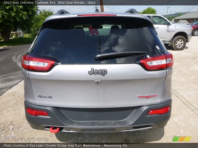 Billet Silver Metallic / Black 2017 Jeep Cherokee Trailhawk 4x4