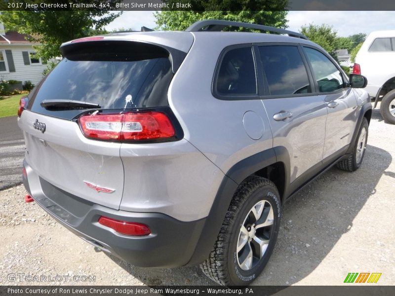 Billet Silver Metallic / Black 2017 Jeep Cherokee Trailhawk 4x4