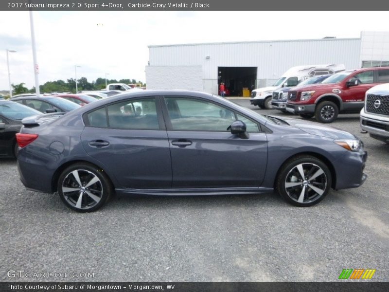 Carbide Gray Metallic / Black 2017 Subaru Impreza 2.0i Sport 4-Door